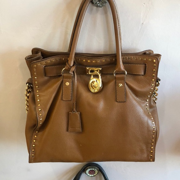 KORS Michael Kors Handbags - Brown Michael Kors Hamilton